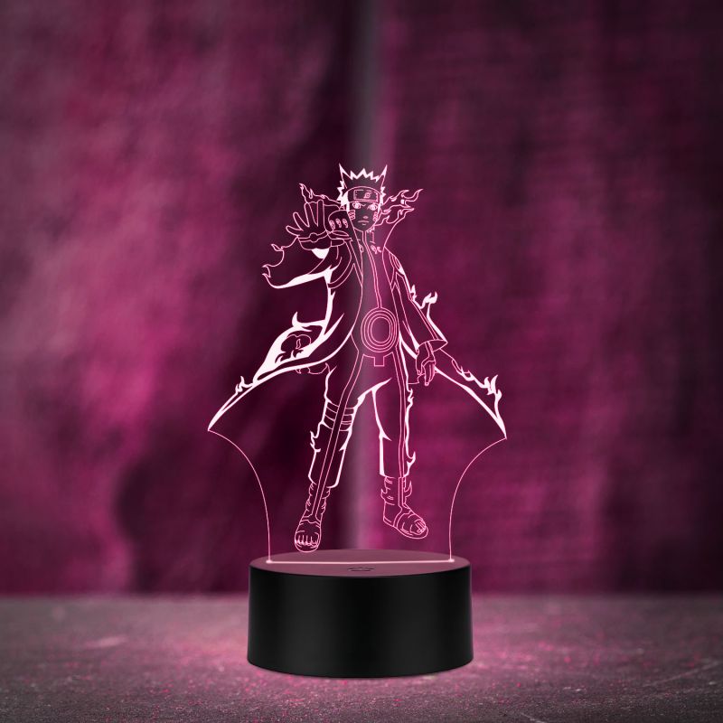 NaturoHokage356 Acrylic led Night lamp with Multicolored Light